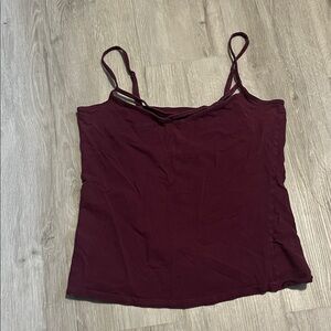 Women's‎ Burgundy Camisole Top
